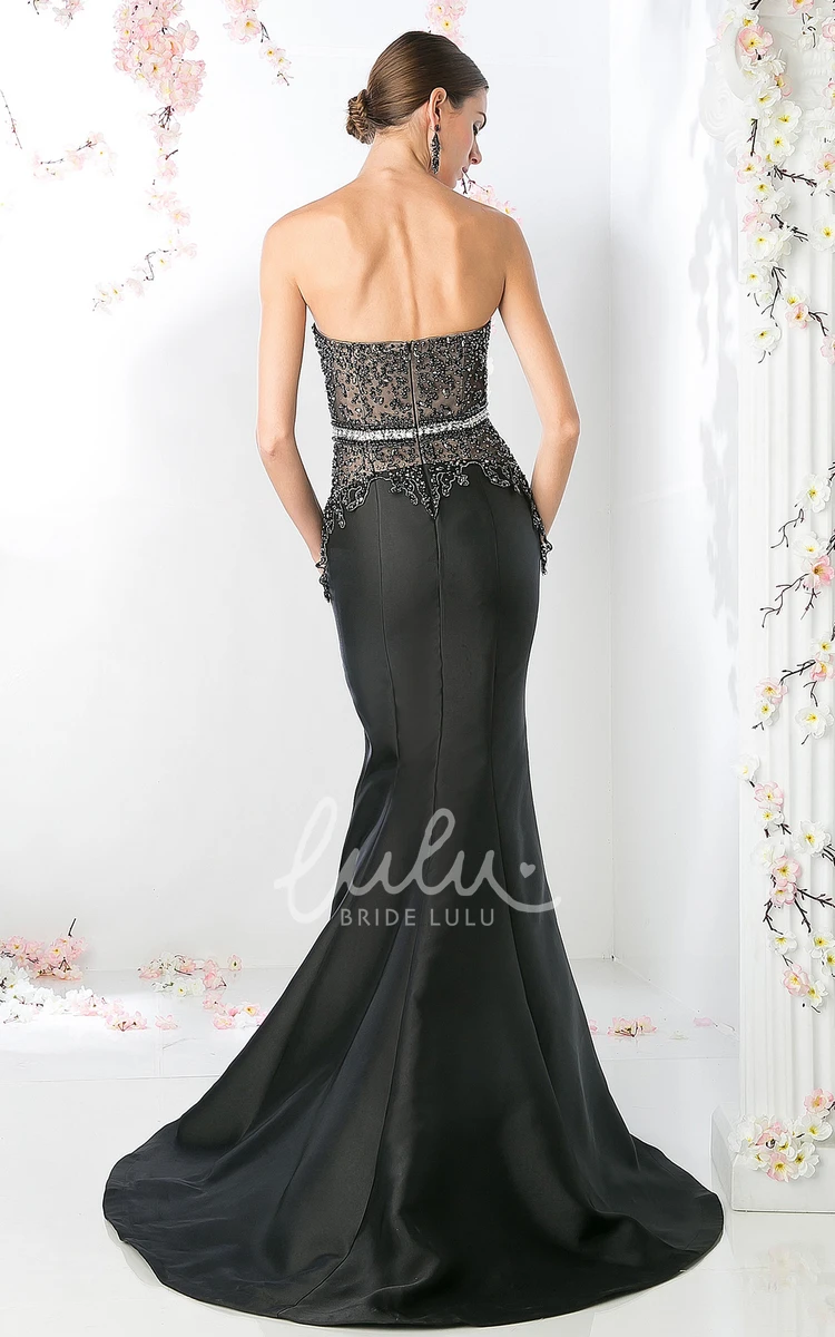 Backless Mermaid Sweetheart Dress with Beading for Formal