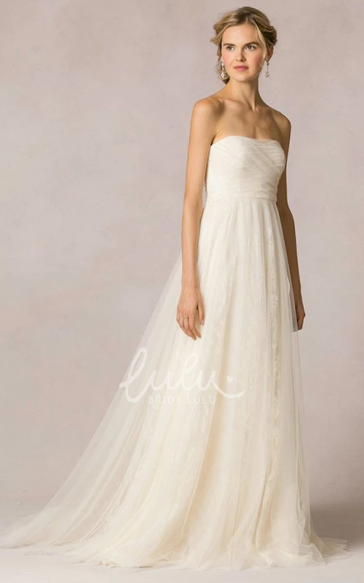 Sweetheart Tulle Floor-Length Wedding Dress Classic Bridal Gown