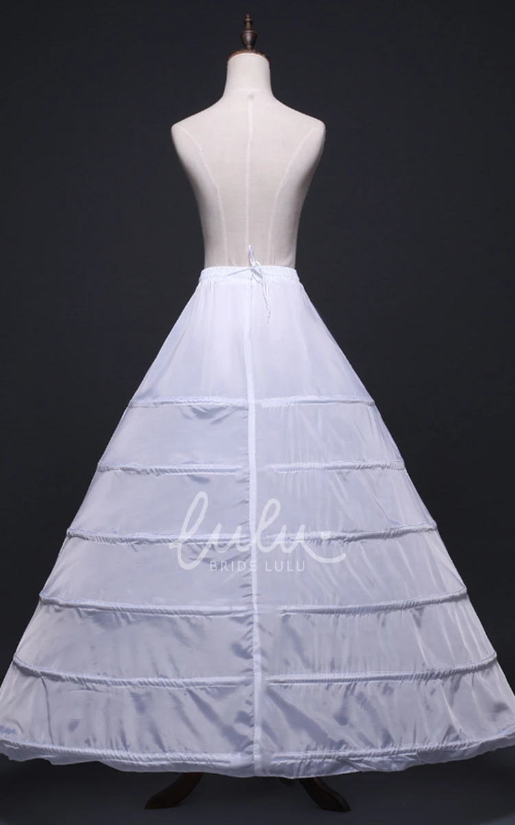 New Floor Length Skirt Petticoat with Three Steel Ring Floor Length Petticoat with Three Steel Rings for Dresses