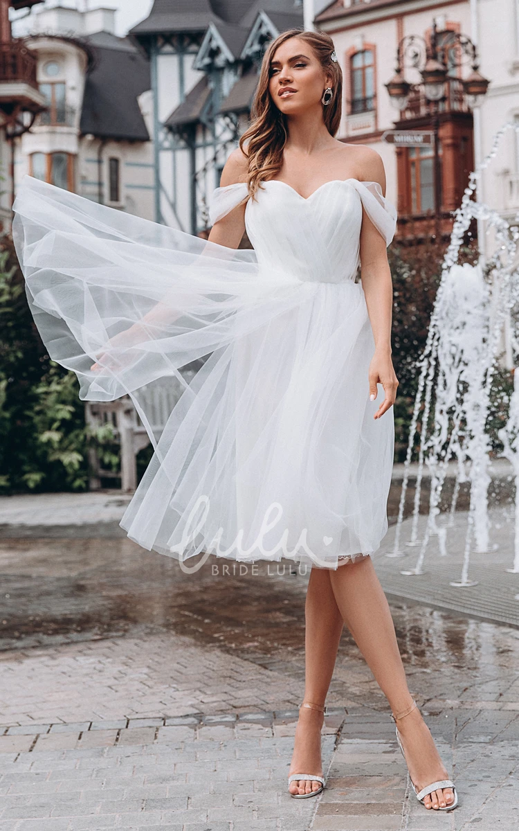Simple A-Line Organza Wedding Dress with Sleeveless Design and Pleats