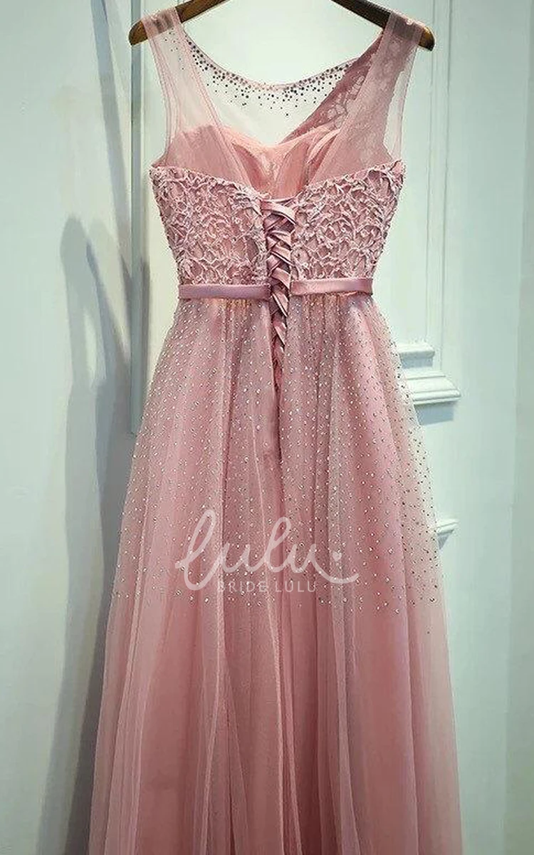Embroidered Lace & Organza Bridesmaid Dress Unique Bridal Gown 2024
