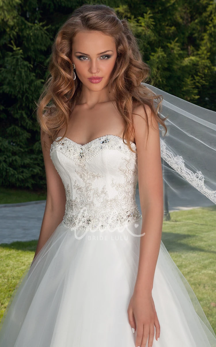 Jeweled Tulle Wedding Dress with Cape Ball Gown Sleeveless