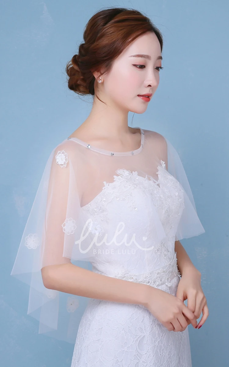 Diamond Plum Blossom Prom Dress Shawl New Three-Dimensional Design