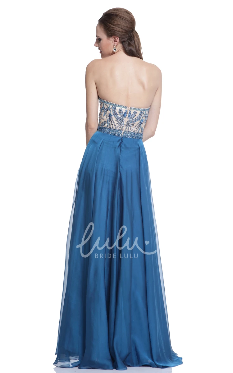 Sleeveless Sweetheart Backless Sheath Dress with Beading and Pleats for Bridesmaids