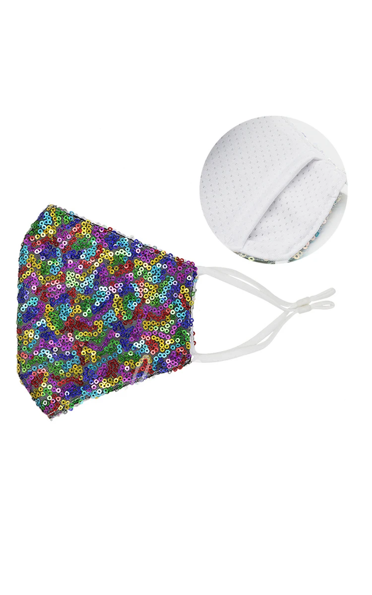 Non-Medical Cotton Sequins Face Masks