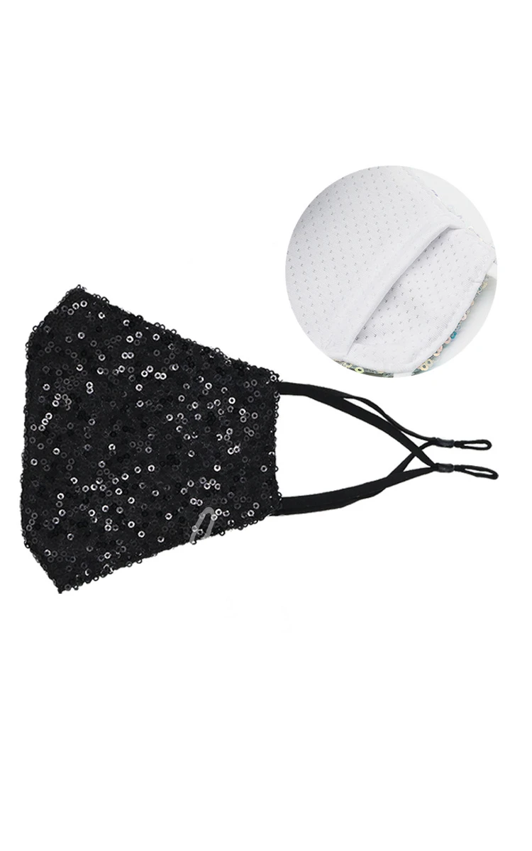 Non-Medical Cotton Sequins Face Masks