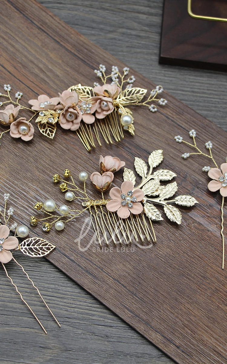 Romantic Chic Alloy Hair Combs