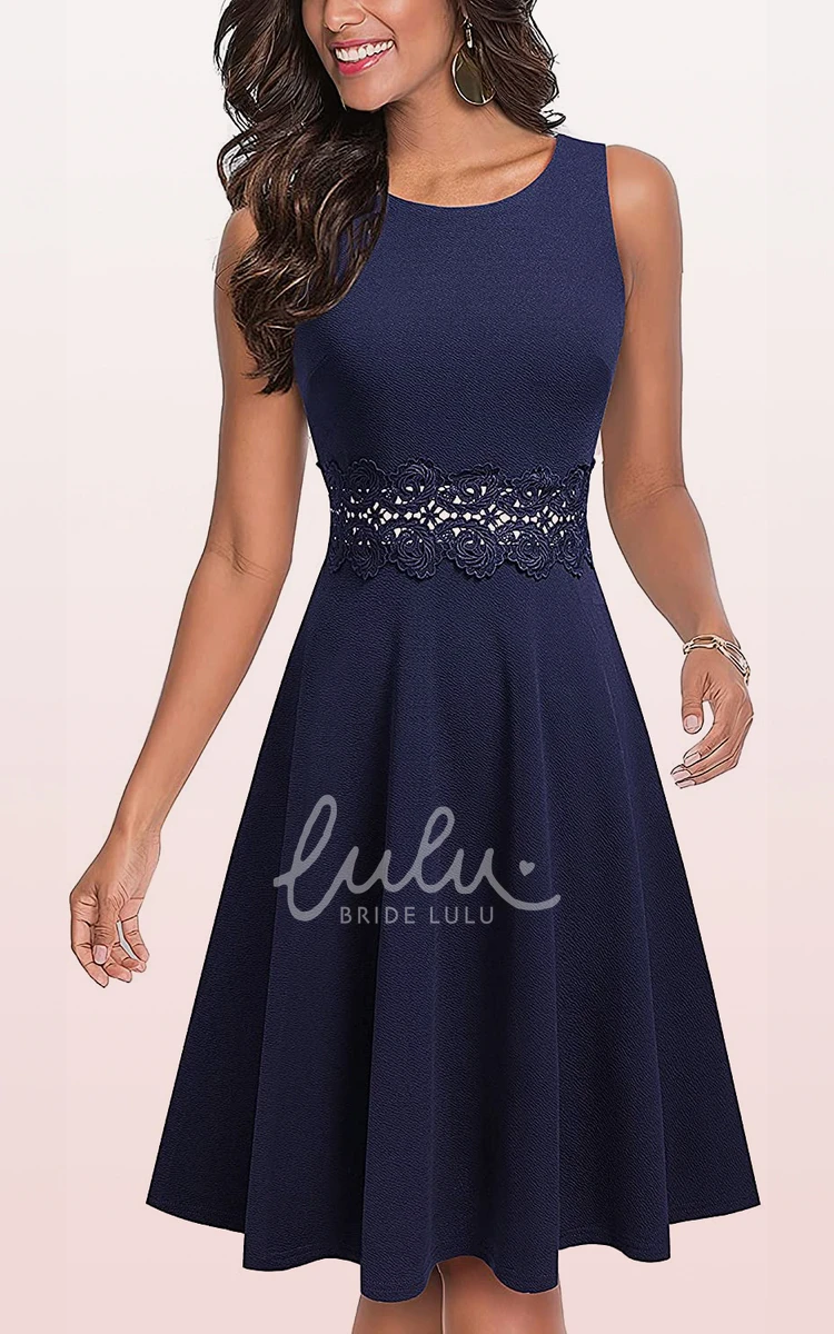 Modest A Line Sleeveless Spandex Formal Dress with Appliques and Sash