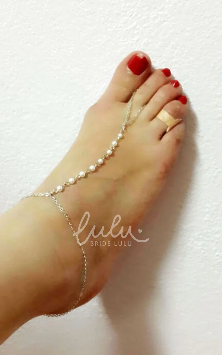 Elegant Pearl Anklet for Hot Fashion Dress
