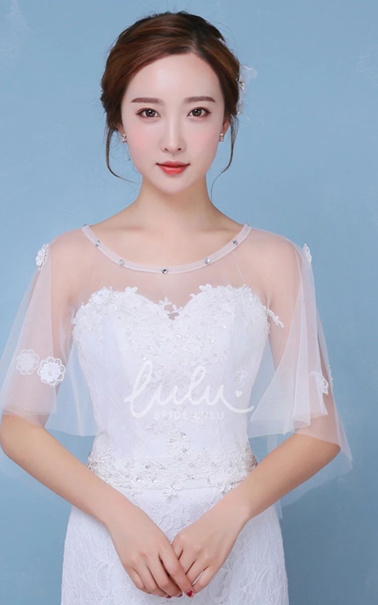Diamond Plum Blossom Prom Dress Shawl New Three-Dimensional Design