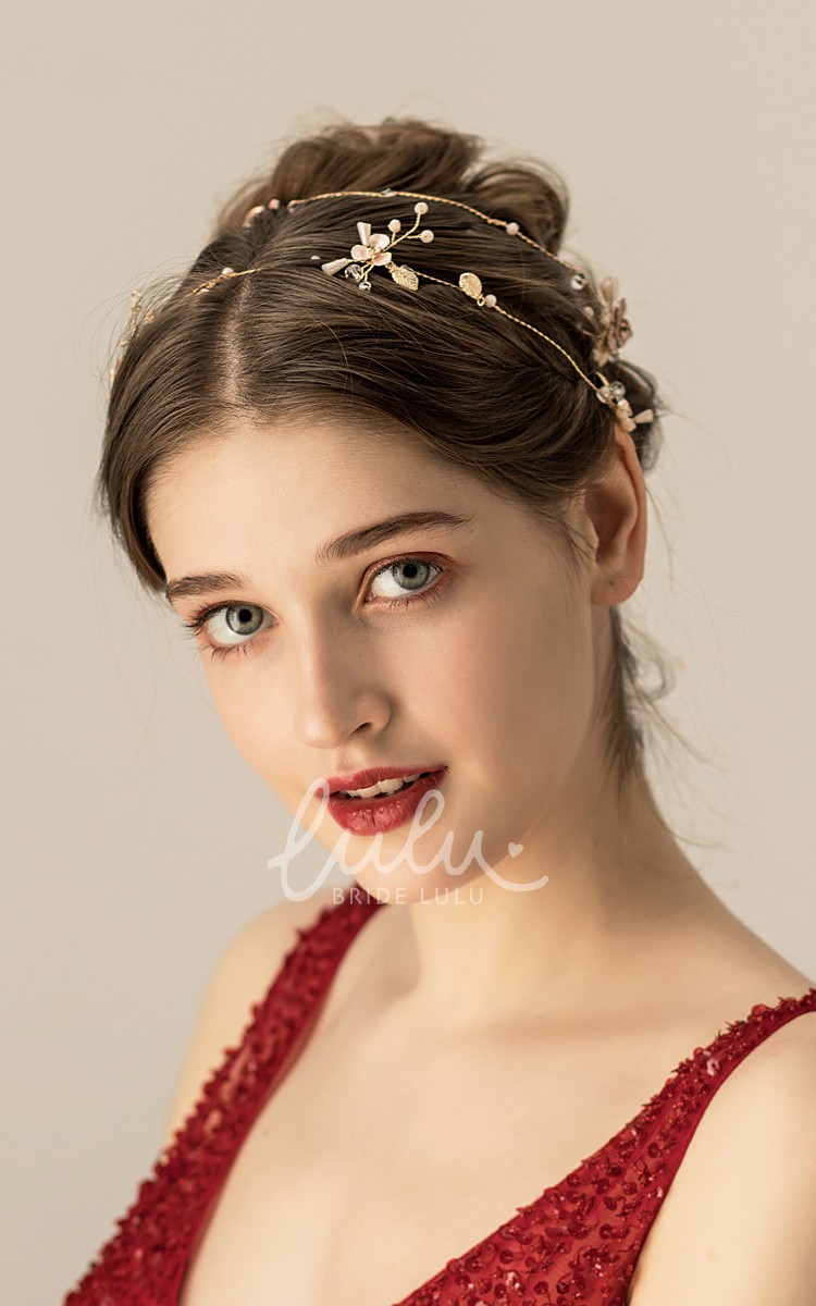 Juliet Beaded headband, Blush, Antique gold and Silver, hot Renaissance headband, pearl headband, handmade headpiece, millinery