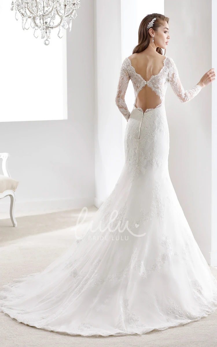 Pleated Mermaid Wedding Dress with Sweetheart Neckline and Lace-Up Back