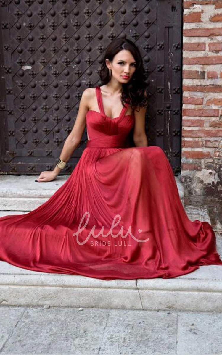 Halter Floor Length Prom Dress Classy & Stunning