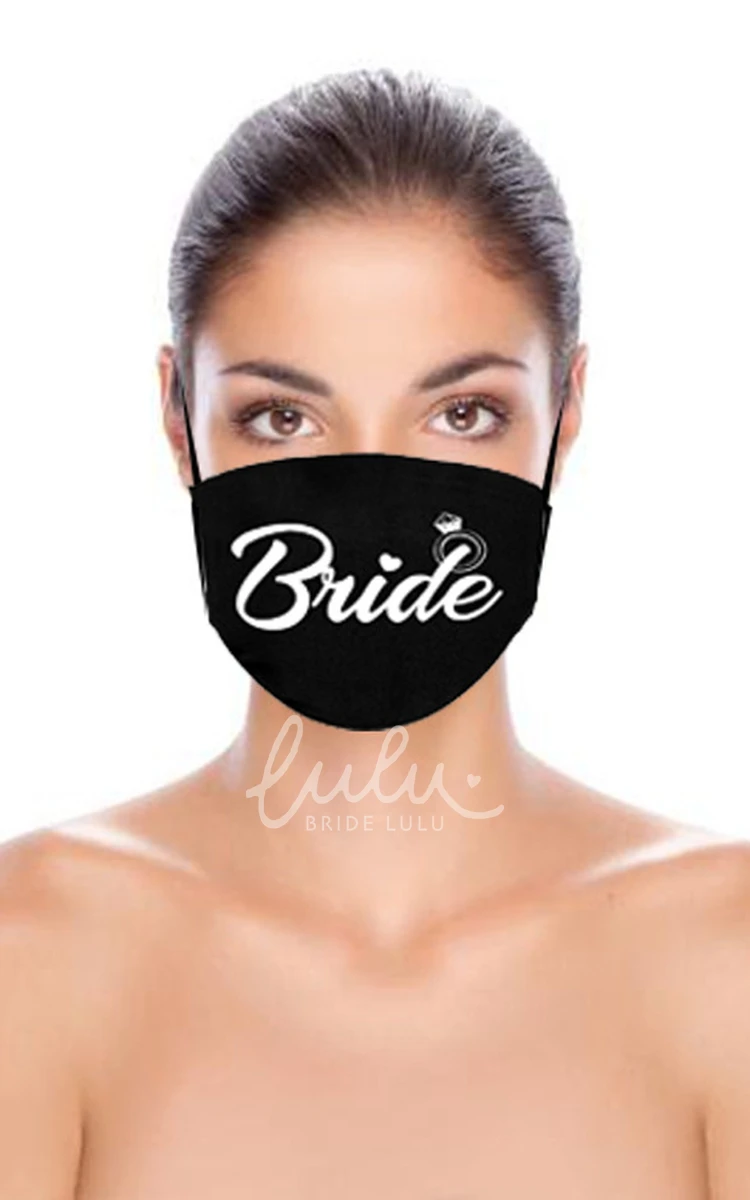 Non-Medical Cotton Wedding Face Masks