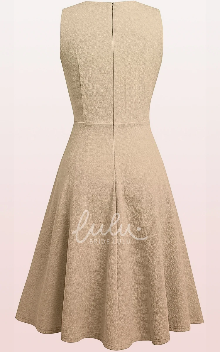 Modest A Line Sleeveless Spandex Formal Dress with Appliques and Sash