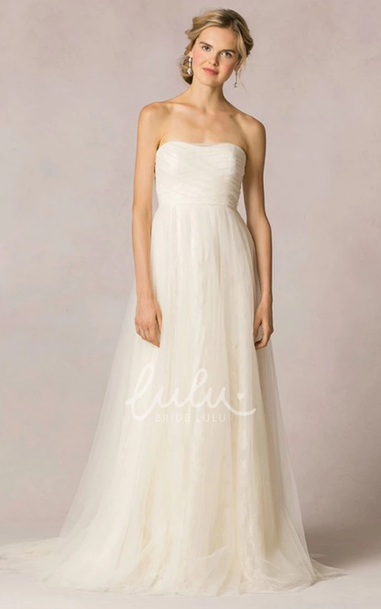 Sweetheart Tulle Floor-Length Wedding Dress Classic Bridal Gown