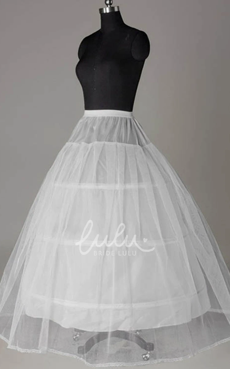 Plus Size Korean Tulle Petticoat with Bone for Wedding Dress