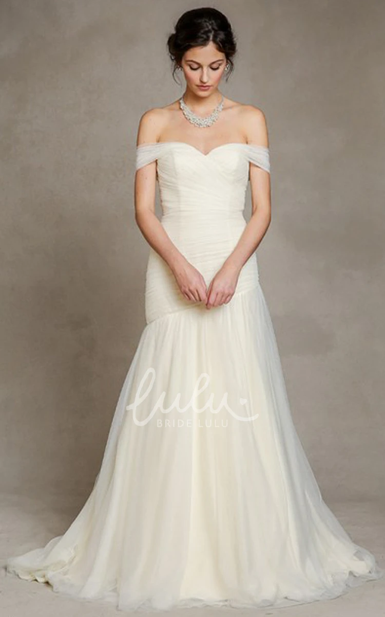 Sweetheart Tulle Floor-Length Wedding Dress Classic Bridal Gown