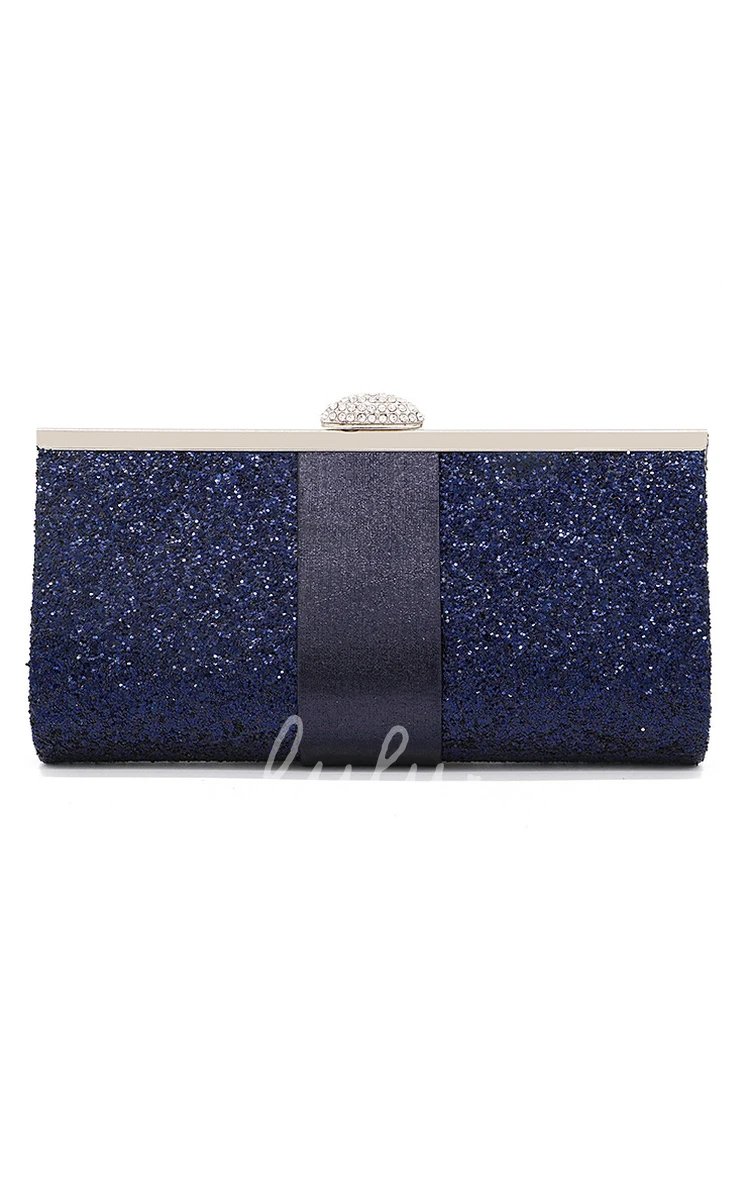 Sparkling Top Clasp Minaudiere