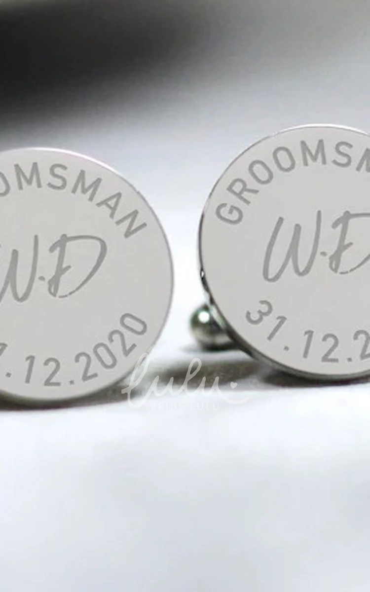 Engraved Best Man Cufflinks